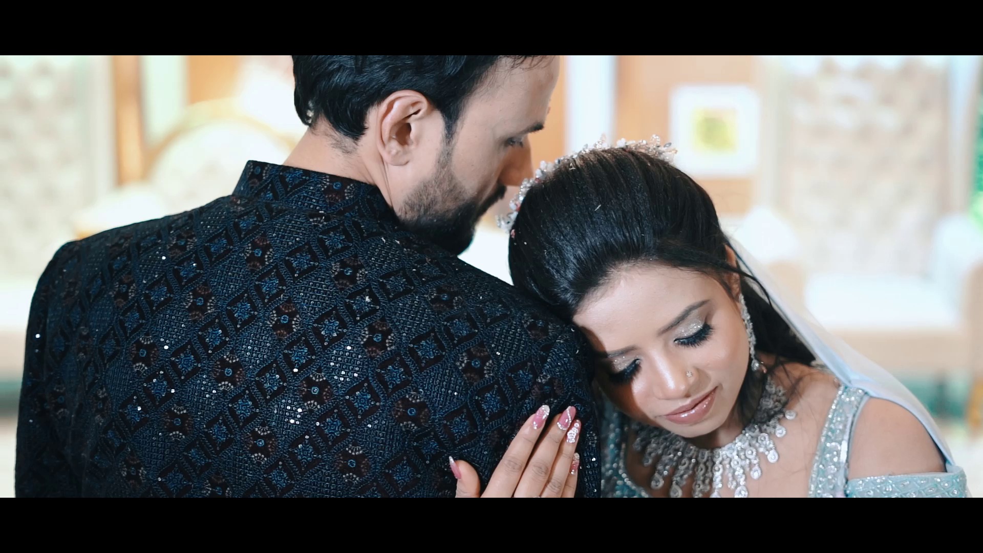 Ring ceremony moment